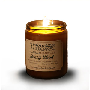 Honey Wood Premium Candle (8oz)
