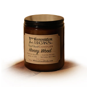 Honey Wood Premium Candle (8oz)